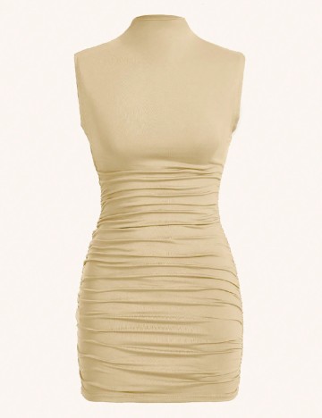 Rochie scurta SHEIN, crem