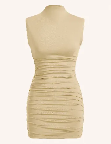 Rochie scurta SHEIN, crem Crem