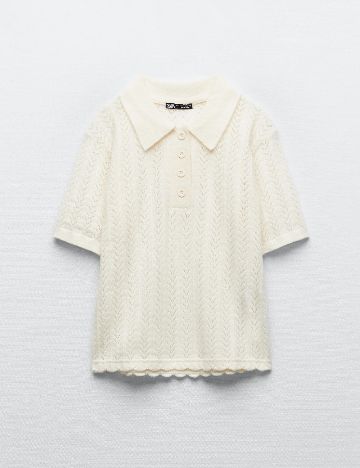 Tricou Zara, ecru