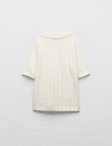 Tricou Zara, ecru