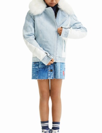 Jacheta Desigual, albastru