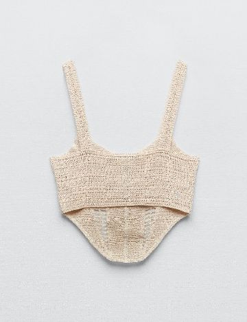 Top Zara, crem