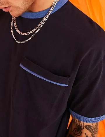 Tricou ASOS, albastru Albastru