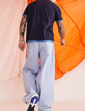 Tricou ASOS, albastru Albastru