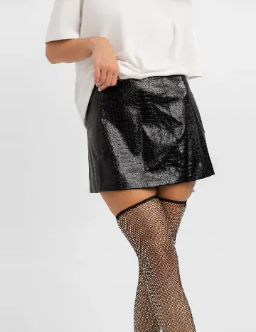 Fusta naked wardrobe, negru Negru