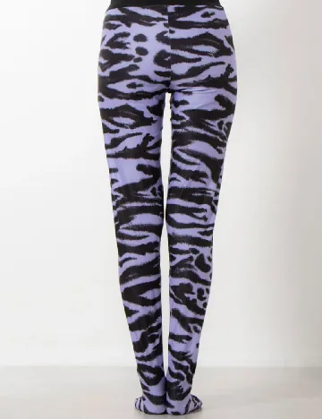 Colanti Desigual, negru/mov Mov