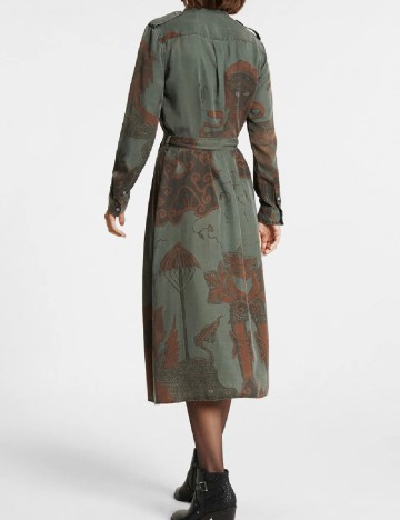 Rochie medie Desigual, verde
