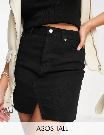Fusta ASOS, negru Negru