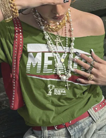 Tricou SHEIN, verde Verde