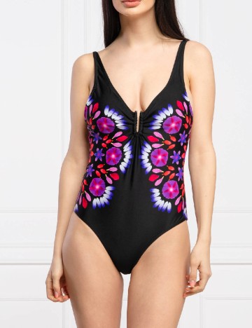 Costum de baie Desigual, negru
