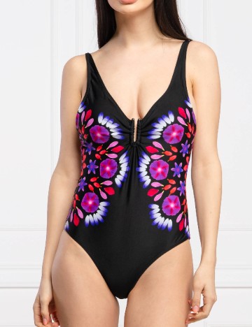 Costum de baie Desigual, negru