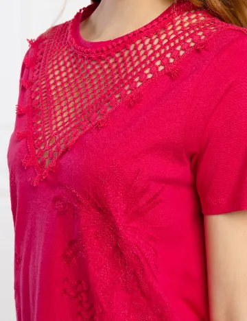 Bluza Desigual, roz Roz