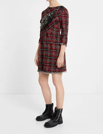 Rochie scurta Desigual, rosu Rosu