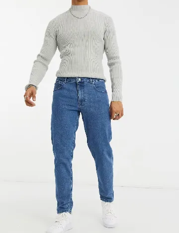Blugi ASOS, albastru Albastru