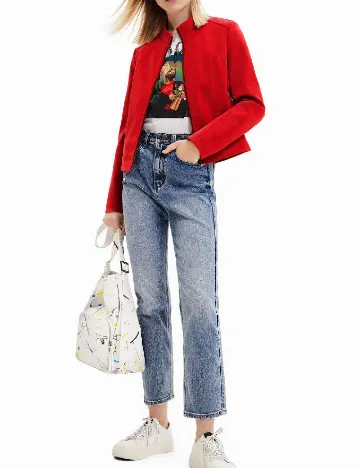 Jacheta Desigual, rosu Rosu