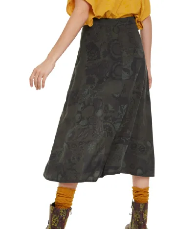 Fusta Desigual, verde Verde