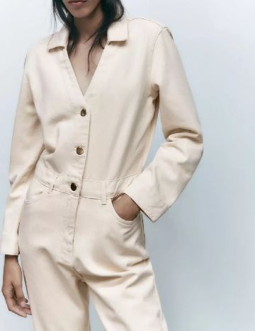 Salopeta Zara, ecru