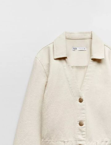 Salopeta Zara, ecru