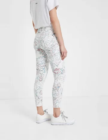 Blugi Desigual, alb Alb