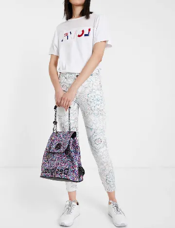 Blugi Desigual, alb Alb