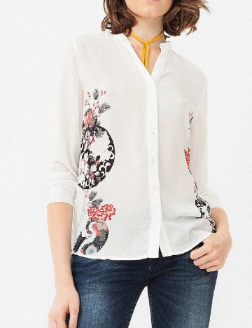 Camasa Desigual, alb