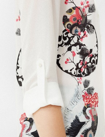 Camasa Desigual, alb