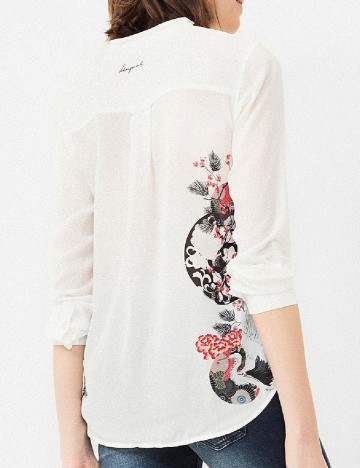 Camasa Desigual, alb