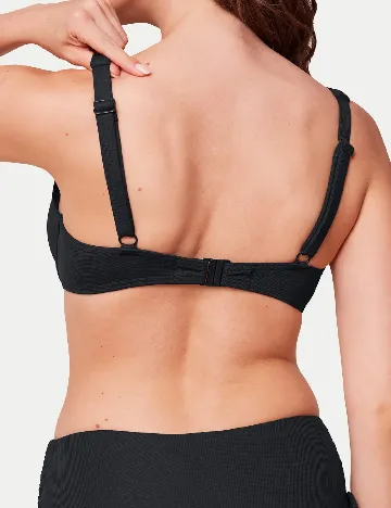 Sutien de baie Triumph, negru Negru