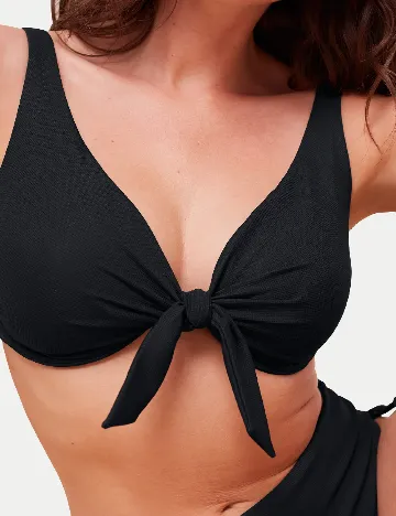 Sutien de baie Triumph, negru Negru