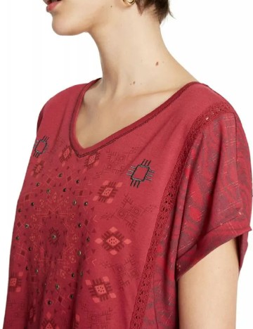 Tricou Desigual, rosu