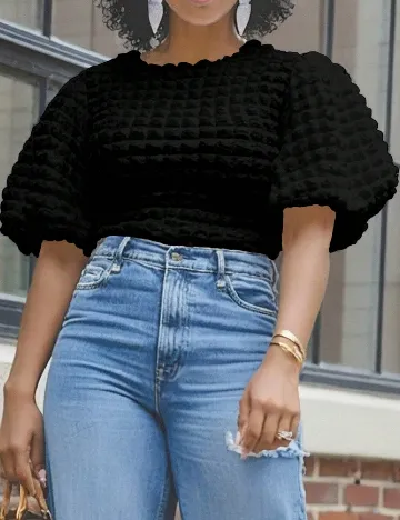 Bluza SHEIN CURVE, negru Negru