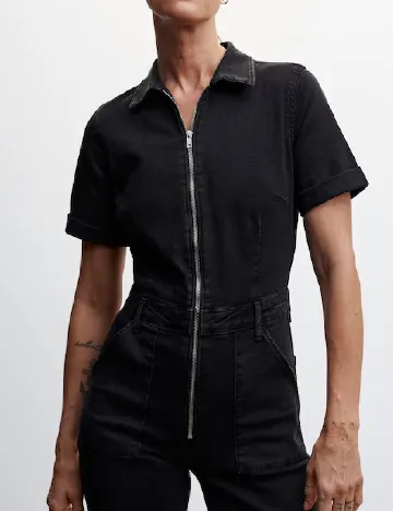 Salopeta Mango, negru Negru