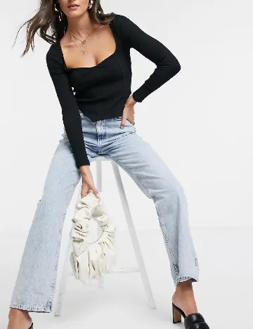 Bluza ASOS, negru Negru