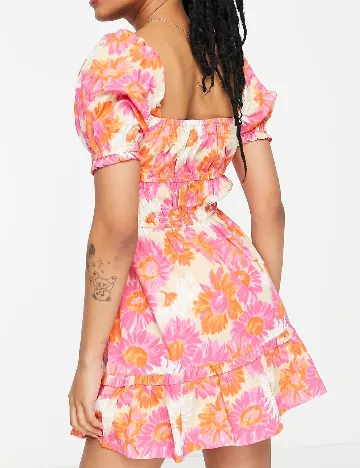 Rochie scurta Miss Selfridge, floral print Floral print
