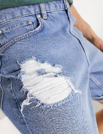 Pantaloni scurti ASOS, albastru Albastru