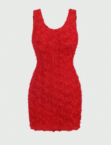 Rochie scurta SHEIN, rosu