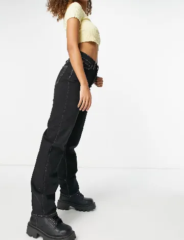 Blugi Top Shop, negru Negru