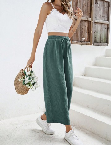 Compleu SHEIN, verde/alb