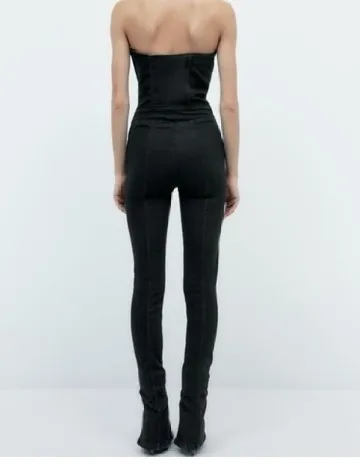 Salopeta Zara, negru Negru