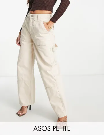 Pantaloni ASOS, crem Crem