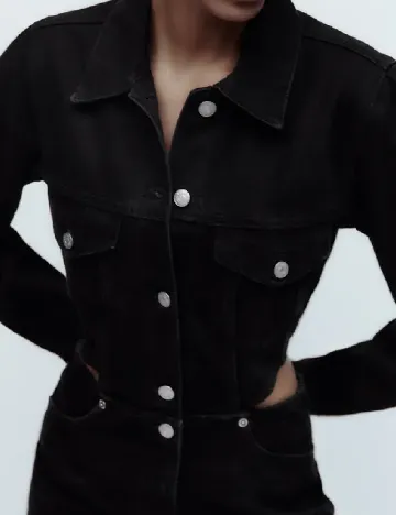 Salopeta Zara, negru Negru