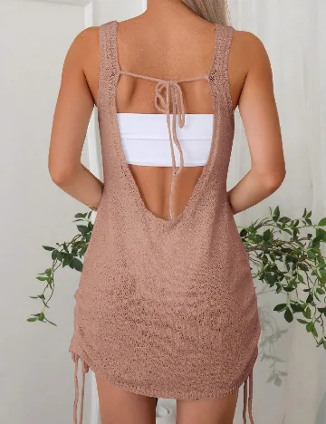 Rochie scurta SHEIN, roz pal Roz