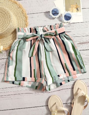 Pantaloni scurti Shein Kids, mix culori