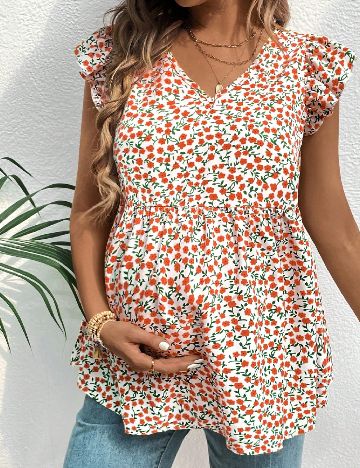 Bluza SHEIN Maternity, floral print