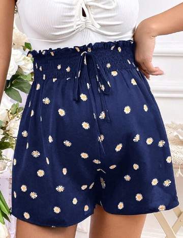 Pantaloni scurti SHEIN Maternity, bleumarin