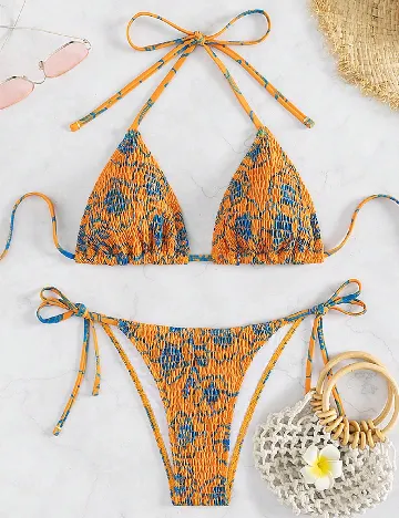 Costum de baie SHEIN, portocaliu