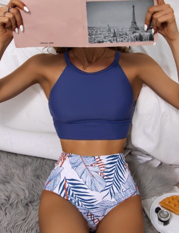 Costum de baie SHEIN, mix culori