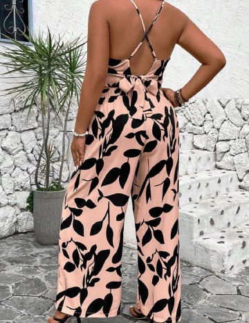 Compleu SHEIN CURVE, negru/roz