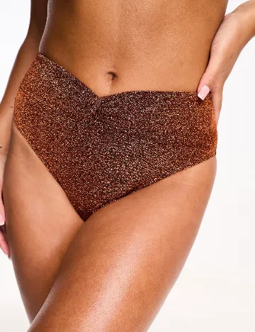 Chilot de  baie Miss Selfridge, maro Maro