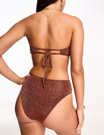 Chilot de  baie Miss Selfridge, maro